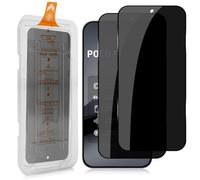 GEEMEE Pellicola protettiva per Xiaomi Poco F9, ultra privacy, installazione automatica, confezione da 2 [schermo intero], antigraffio, pellicola protettiva per la privacy in vetro
