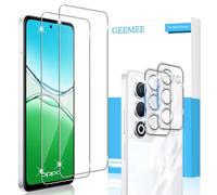 GEEMEE Pellicola Vetro Temperato per OPPO A5 4G/5G/OPPO A5m, 2 Pezzi Pellicola Protettiva + 2 Pezzi Pellicola Fotocamera, 9H Anti Graffi Anti-Impronte Protettiva Protezione Screen Protector
