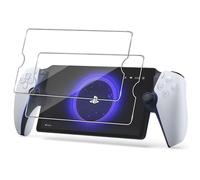 GEEMEE Pellicola Vetro Temperato per Sony PS5 Playstation Portal, (2 Pezzi) Durezza 9H Protezione Schermo, Anti Graffi HD Trasparenza Protettiva Screen Protector(Transparente)