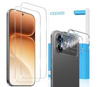 GEEMEE per Honor 600 Pellicola Vetro Temperato, 2 Pezzi Pellicola Protettiva + 2 Pezzi Pellicola Fotocamera, 9H Anti Graffi Anti-Impronte Protettiva Protezione Screen Protector