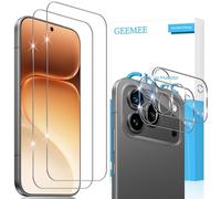GEEMEE per Honor 600 Pro Pellicola Vetro Temperato, 2 Pezzi Pellicola Protettiva + 2 Pezzi Pellicola Fotocamera, 9H Anti Graffi Anti-Impronte Protettiva Protezione Screen Protector