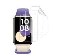 GEEMEE per Honor Band 10/Band 9/Band 8 Pellicola Protettiva, 3 Pezzi Non Vetro temperato? TPU Flessibile Copertura Completa Impermeabile e indossabile Protezione Schermo