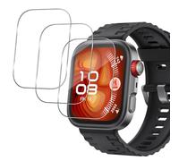GEEMEE per Huawei Watch Fit 4 Pro Pellicola Vetro Temperato, 3 Pack Durezza 9H Copertura Completa Protezione Schermo Vetro Temperato Anti Graffi Protector per Huawei Watch Fit 4 Pro- Trasparente