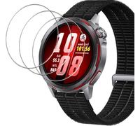 GEEMEE per Huawei Watch GT Runner 2 Pellicola Vetro Temperato, 3 Pack Durezza 9H Copertura Completa Protezione Schermo Vetro Temperato Anti Graffi Protector - Trasparente