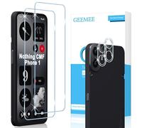 GEEMEE per Nothing Cmf Phone 1 Pellicola Vetro Temperato + Fotocamera Vetro temperato, 2+2 Pezzi 9H Protezione Schermo, Anti Graffi HD Protettiva Screen Protector