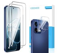 GEEMEE per OPPO A6 Pro Pellicola Vetro Temperato, 2 Pezzi Pellicola Protettiva + 2 Pezzi Pellicola Fotocamera, Durezza 9H HD Anti Graffi Anti-Impronte Protettiva Protezione Schermo