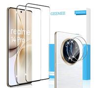 GEEMEE per Realme 14 PRO 5G Pellicola Vetro Temperato + Fotocamera Vetro temperato, 2+2 Pezzi 9H Protezione Schermo, Anti Graffi HD Protettiva Screen Protector