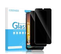 GEEMEE Privacy Vetro Temperato per Samsung Galaxy Xcover 7/7 Pro /Xcover7 Enterprise, 2 Pezzi 9H Durezza Anti -Graffio Senza Bolle Pellicola Anti-Spy Protezione Schermo