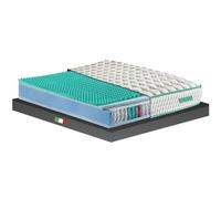 GEEMMA® Materasso matrimoniale 160X195 Molle Insacchettate e Memory H27 - Dispositivo Medico, Doppio Lato Comfort/Semirigido, Ortopedico per Mal di Schiena, Tessuto Anallergico - HYBRID MEMORY MED PRO