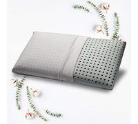 GEEMMA s.r.l. Cuscino Memory Foam HD + Traspirante, Modello saponetta, Alto 12 cm con Tessuto in Cotone