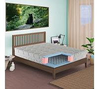 GEEMMA s.r.l. Materasso ortopedico a molle in acciaio Bonnel, materasso rigido H23 cm, tessuto estate/inverno sfoderabile anallergico - STARH23 singolo 80x195