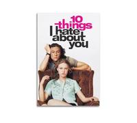 GEENUM Poster con scritta in lingua inglese "10 Things I Hate About You", decorazione artistica vintage, per camera da letto, soggiorno, pareti, 30 x 45 cm, senza cornice