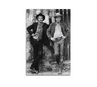 GEENUM Poster di Butch Cassidy e The Sundance Kid vintage, decorazione artistica per camera da letto, soggiorno, pareti, poster estetico, 60 x 90 cm, senza cornice