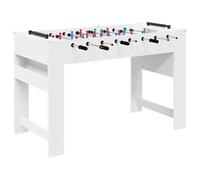 GeenYuu Calcetto bianco in legno, 125 x 60,5 x 80 cm, stabile, con 8 aste da gioco e 22 personaggi, per il tempo libero, la cantina delle feste, la cameretta dei bambini e le competizioni