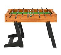 GeenYuu Calcetto pieghevole in MDF e acciaio, 121 x 61 x 80 cm, con campo da gioco, stabile, professionale, per interni, tempo libero e competizioni, ideale per famiglia, cameretta dei bambini