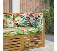 GeenYuu Cuscino per divano da esterno, 3 pezzi, colorato, in poliestere, antiscivolo, lavabile, per giardino, terrazza, balcone, ufficio, interni ed esterni