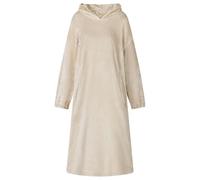 GeenYuu Felpa con cappuccio beige in morbida flanella, taglia M, con cappuccio extra caldo e pratica tasca per un comodo abbigliamento da casa in inverno e autunno, per sentirsi bene e rilassarsi
