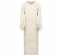 GeenYuu Kinn - Felpa con cappuccio in cotone, XXL, con cappuccio e tasca, soffice e calda, per donna, uomo e bambino, ideale come accappatoio, accappatoio per sauna, benessere, spa