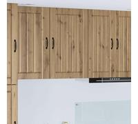 GeenYuu Lucca Artisan - Armadio da cucina in legno di quercia 50 x 31 x 80 cm, per interni con struttura durevole e aspetto moderno per la conservazione della cucina