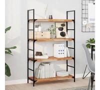 GeenYuu Mensola sospesa 80 x 30 x 4 cm, in legno massiccio di acacia, trattato con olio, rettangolare, per soggiorno, bagno, camera da letto, pratico spazio