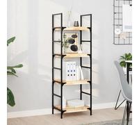 GeenYuu Mensole sospese, 4 pezzi, 60 x 30 x 4 cm, in legno massiccio di acacia, non trattato, scaffali rettangolari da parete per camera da letto, bagno, soggiorno