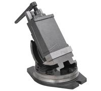 GeenYuu Morsa a 2 assi, inclinabile, 160 mm, in ghisa con divisione in scala fine e base stabile, per banco da lavoro, montaggio, foratura, fresatura, taglio e levigatura