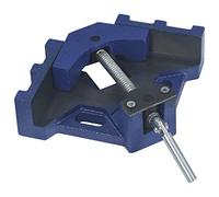 GeenYuu Morsa angolare da 104 mm in ghisa con mandrino orientabile e testa di serraggio, base stabile per banco da lavoro, ideale per il fissaggio e la tenuta durante la lavorazione del metallo, la