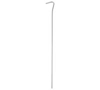 GeenYuu Picchetti per tenda in acciaio zincato, lunghezza 30 cm, diametro 4 mm, 50 pezzi, per campeggio, attività all'aperto, accessori per tende con gancio per fissaggio e protezione dalle tempeste