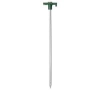 GeenYuu Picchetti per tende, 24 pezzi, 25 cm, 7 mm, in acciaio zincato e PP, robusti accessori per tende per campeggio e attività all'aperto, fissaggio versatile e antitempesta per sistemi di tenda