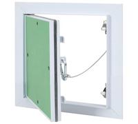 GeenYuu Sportello di accesso verde e argento, 30 x 30 cm, in alluminio, con telaio e cerniera, per interni ed esterni, come sportello di manutenzione e porta di ispezione