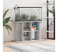 GeenYuu Supporto per acquario, in legno grigio cemento, 100 x 40 x 60 cm, con spazio e conservazione stabile per acquario, scaffale, mobili, supporto, base, tavolo, accessori, resistente