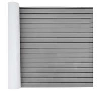 GeenYuu Tappetino per barca, a righe, grigio chiaro e nero, in EVA, 240 x 90 cm, autoadesivo, per barca e esterni, resistente alle intemperie, facile da pulire, antiscivolo, ideale per terrazza