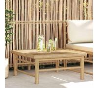 GeenYuu Tavolo da giardino in bambù, 65 x 65 x 30 cm, naturale, modulare, per esterni, terrazza, giardino, struttura leggera, facile da pulire, versatile, utilizzabile come mobili da patio per sedute