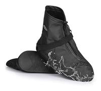 GeeRic Copriscarpe Impermeabili 44-45, Copriscarpe Antipioggia con Zipper Antiscivolo Copriscarpe da Ciclismo Antineve PVC Antiscivolo Riutilizzabili Durevoli a Passeggiate, Campeggio,Scalare Unisex