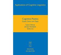 Geert Brône Cognitive Poetics (Copertina rigida)