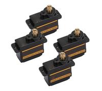 GEERYZHE 4 Set Micro Metal Gear Servo 12g 1.8kg.cm Servo Analogico Ad Alta velocità per Modelli RC di Robot per Elicotteri - Set Durevole per Ingranaggi in Metallo con di Controllo
