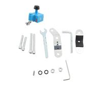 GEERYZHE Adatto per Generatore di Dinamo per Bicicletta da Mountain Bike per la Guida Notturna con 2 Porte di Uscita USB per la Ricarica del Telefono (BLUE)