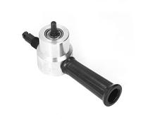 GEERYZHE Attacco per Trapano per Cesoia per Metalli, Roditrice Elettrica a Doppia Testa, Taglierina per Roditrice per Metalli, Roditrice per Lamiera in Lega di Alluminio con Utensili da Taglio per