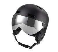 GEERYZHE Casco da Sci e Snowboard con Fodera in EPS Rimovibile, Paraorecchie, Visiera Staccabile, 12 Prese d'aria per gli Sport Invernali (Circonferenza della testa L 59 61 cm)