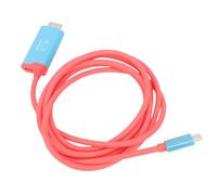 GEERYZHE Cavo per Proiezione di Alta qualità - Interfaccia Multimediale da USB C a HD per Uscita 4K 60 Hz, Lunghezza 2 M, Potenza Erogata 100 W