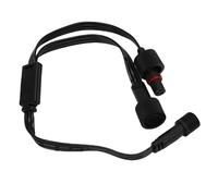 GEERYZHE Cavo Sdoppiatore a Y da 1 Maschio a 2 Femmine Adatto per Luci a Stringa per Esterni H705A/B/C - Adattatore di Estensione a 3 Pin, Distributore di Alimentazione a Forma di Y Resistente Alle