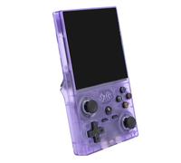 GEERYZHE Console da Gioco retrò Portatile con Schermo HD da 4 Pollici WiFi Ricaricabile Adatta per Sistemi Open Source (PURPLE)