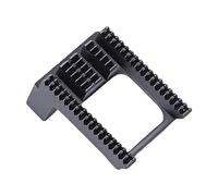 GEERYZHE Griffa di Ricambio per Macchina da Cucire DESIGNER BRILLANCE 80 75Q - Griffa in Metallo a Denti Fini, Distanza tra i Fori di Montaggio 9,5 Mm, per Tessuto da Cucire, per in Metallo, Cucito