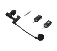GEERYZHE Microfono Wireless per Strumenti a Clamp/Holder 2.4G - Microfono a Condensatore Professionale per Violino, Violoncello, Chitarra | Suono Cristallino per Performance Sul Palco e Prove con la