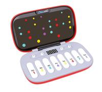 GEERYZHE Mini Pianoforte Giocattolo per Bambini con Luci a LED - Macchina da Gioco per Ritmi Musicali per Bambini di 4-6 Anni, Pulsante del Ritmo Interattivo e Gioco a Pressione Rapida, Strumento