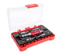 GEERYZHE Set di Punte per Trapano Svasatore con Fermo di profondità Regolabile Semiautomatico, Codolo Esagonale a 82 Gradi per la Lavorazione del Legno