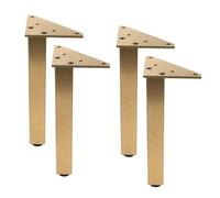 Geesatis Gambe per cassettiera, 20,3 cm, in metallo, moderne, per divano, armadio, confezione da 4, bronzo vintage