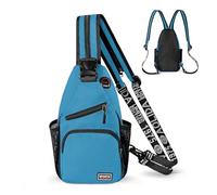 Geestock Borsa a tracolla per Uomo e Donne, Zaino Monospalla Convertibile con Tracolla Regolabile, Zaino Casual Impermeabile per escursioni, ciclismo, viaggi (Blu)