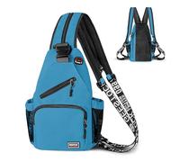 Geestock Zaino convertibile a tracolla per uomini e donne, 2-1 grande borsa a tracolla casual per escursionismo, viaggi, ciclismo (blu)