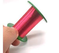 Geeyu Filo di rame for bobina magnetica da 0,4 mm, 0,35 mm, 0,05 mm, 40 AWG, 44 AWG, 22 AWG, 28 AWG, filo di rame rosso Qa-1/155 utilizzato nella produzione di trasformatori(OD 0.4mm)